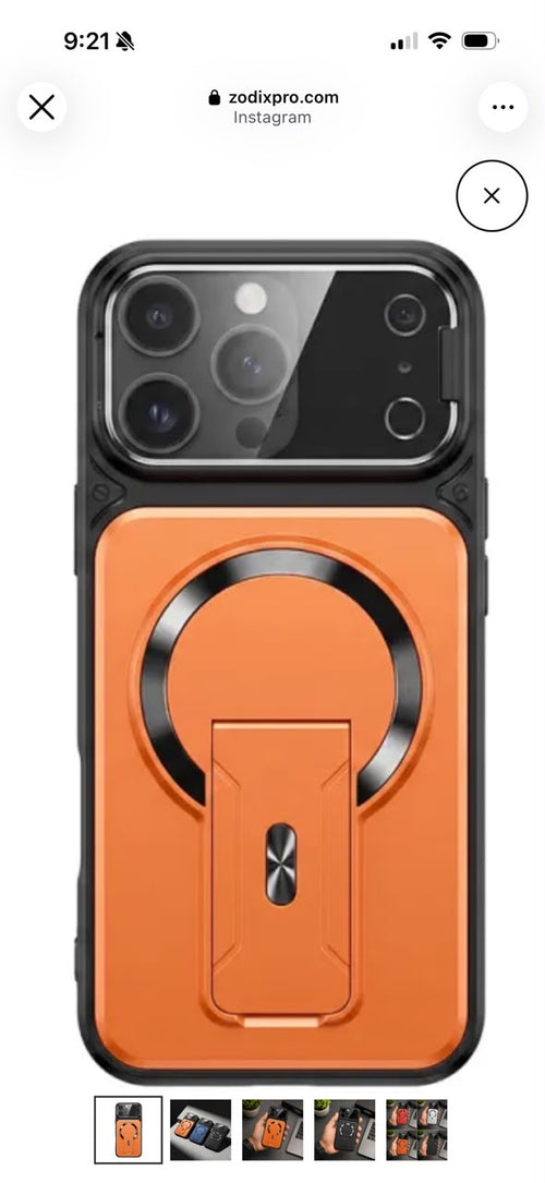 Gadget Pro Magnetic Lens Guard Kickstand Case